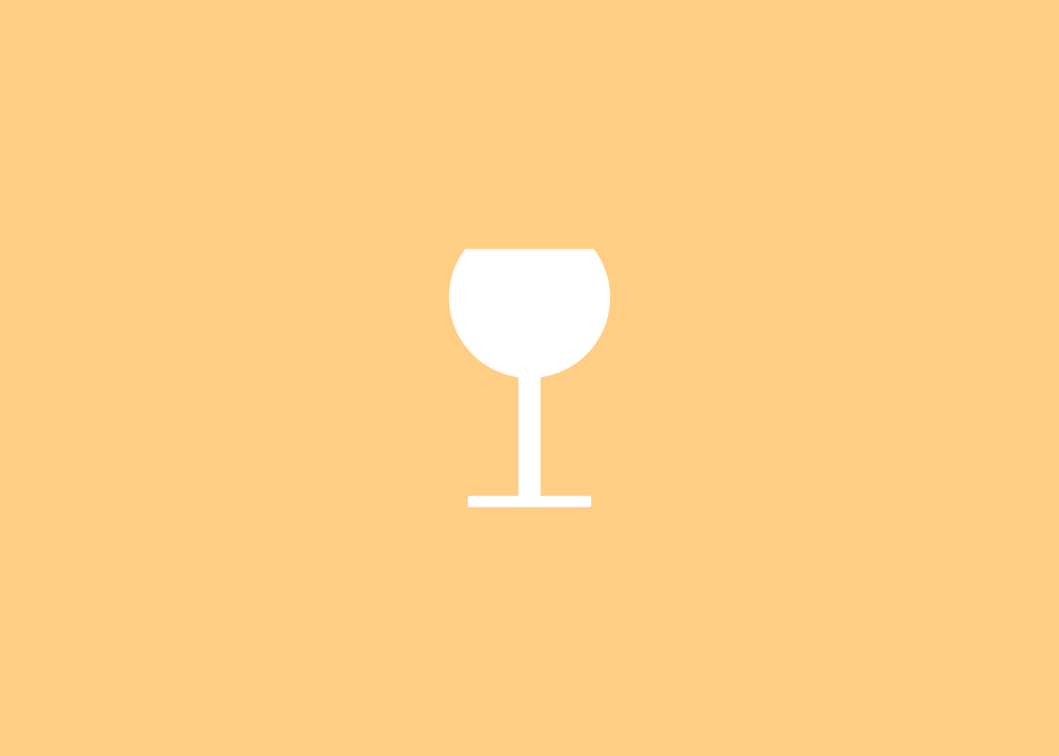 Orange Wein Symbol